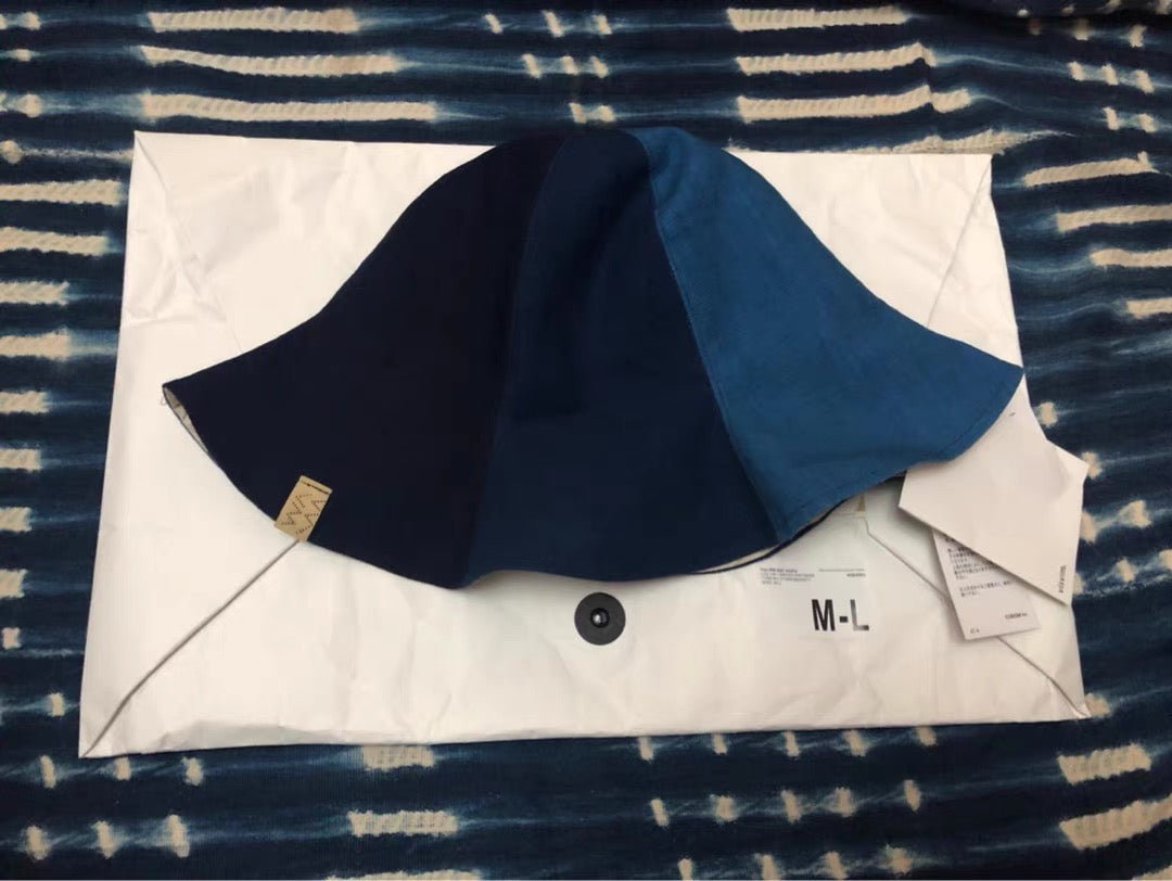 ブルー染め TULIPA HAT KOFU SPOT バケットハット INDIGO PATTERN visvim