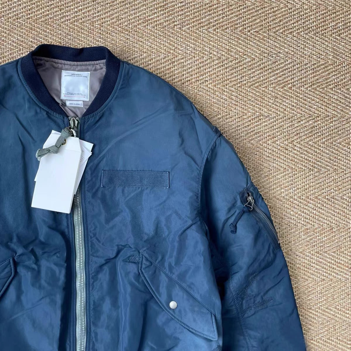 VISVIM FIL 23AW THORSON MA1 Nakamura mud-dyed destroyed washed flight jacket