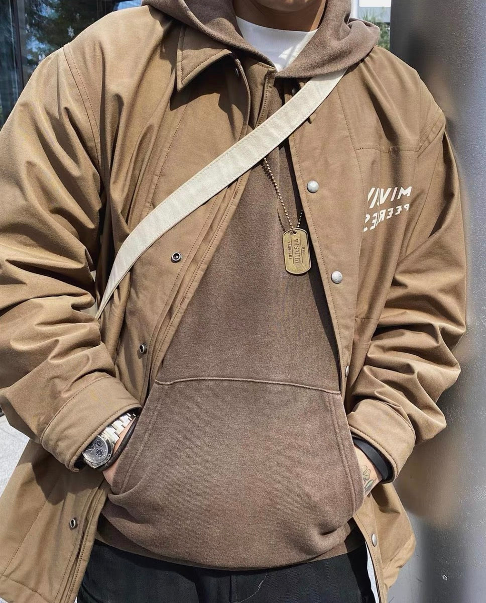 VISVIM FIL AMPLUS HOODIE mud-dyed unevenly dyed hoodie