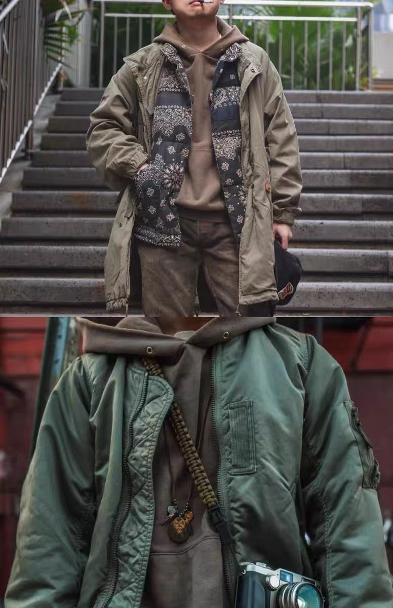VISVIM FIL AMPLUS HOODIE mud-dyed unevenly dyed hoodie