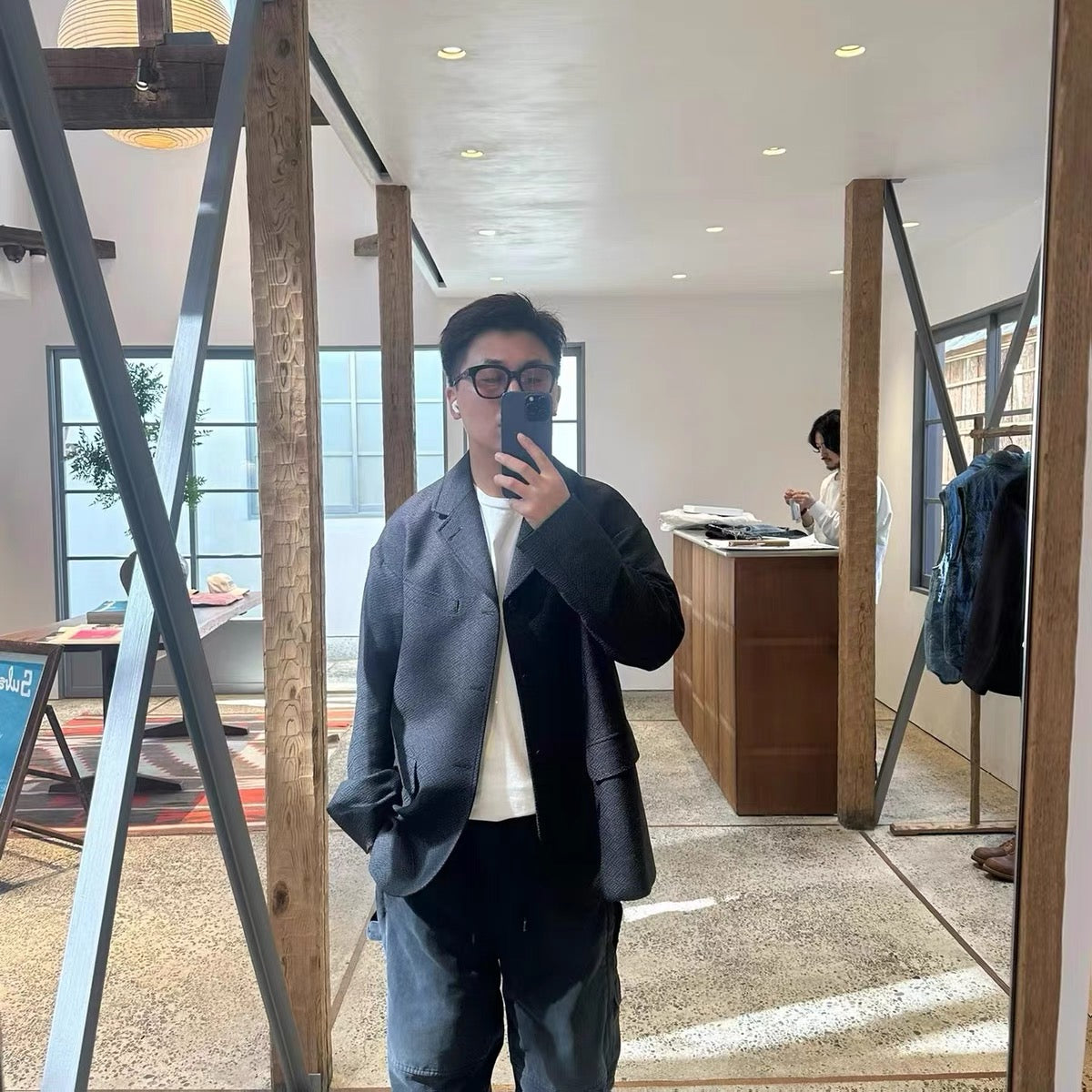 VISVIM MUFFERAW JKT Japanese retro suit jacket 23AW tadpole same style