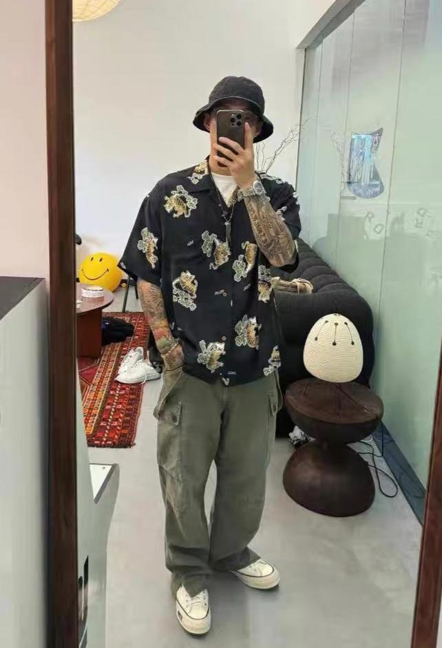 VISVIM Casual Tiger Short Sleeve Shirt