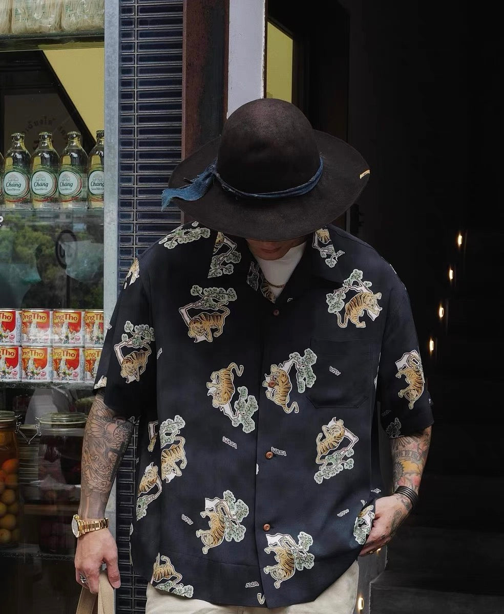VISVIM Casual Tiger Short Sleeve Shirt