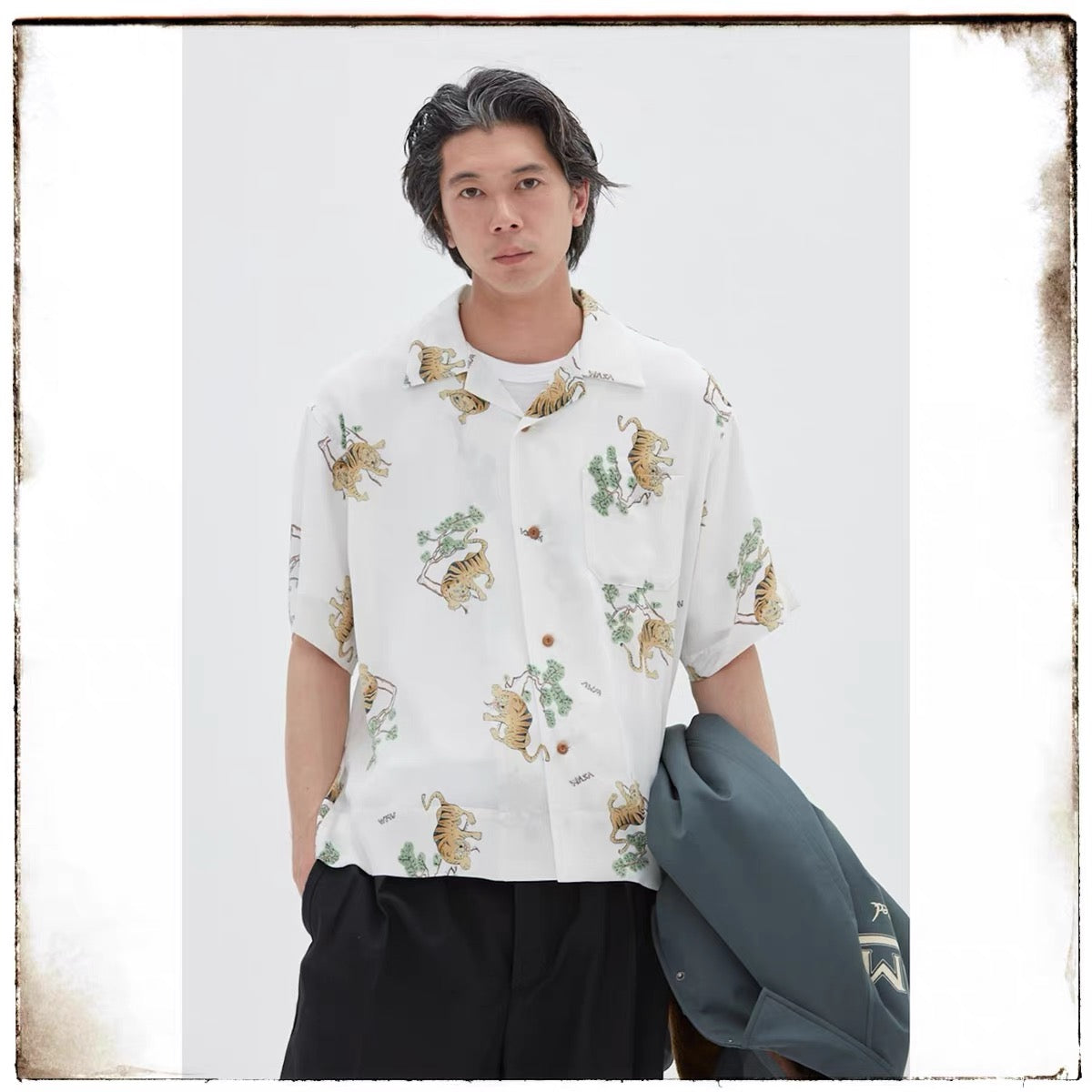 VISVIM Casual Tiger Short Sleeve Shirt