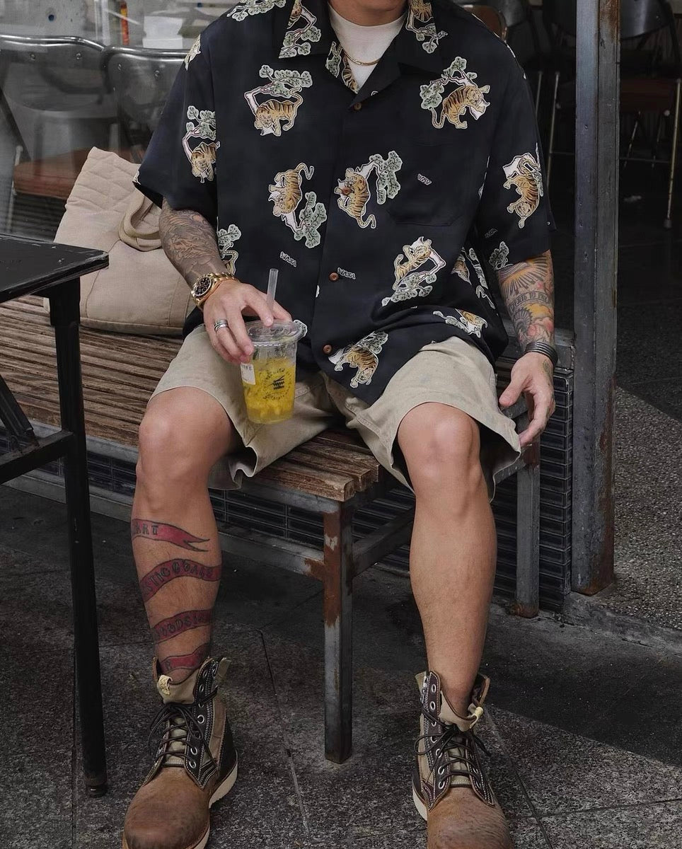VISVIM Casual Tiger Short Sleeve Shirt