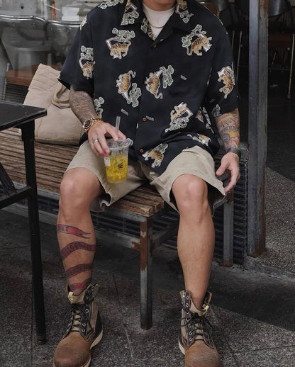 VISVIM Casual Tiger Short Sleeve Shirt