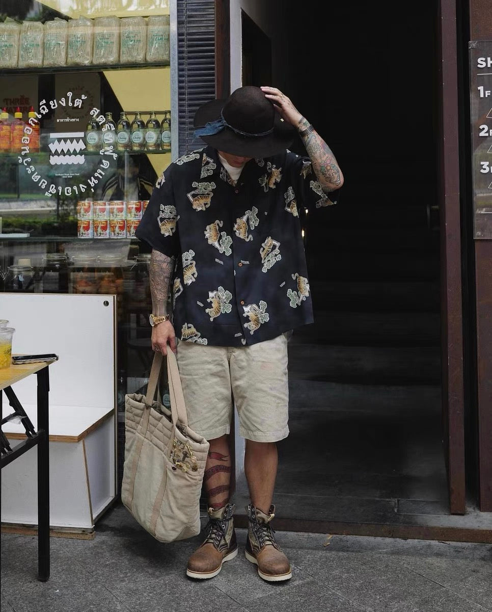 VISVIM Casual Tiger Short Sleeve Shirt
