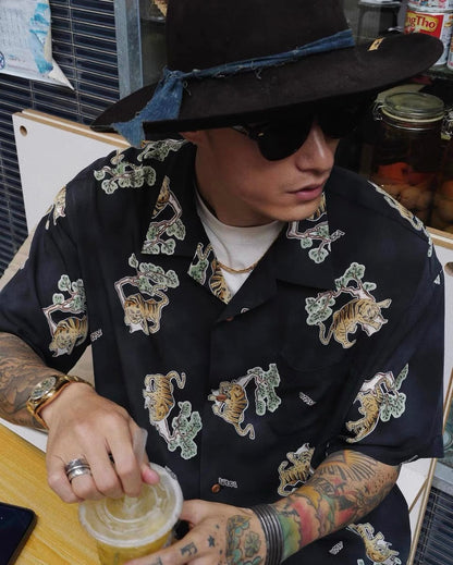 VISVIM Casual Tiger Short Sleeve Shirt