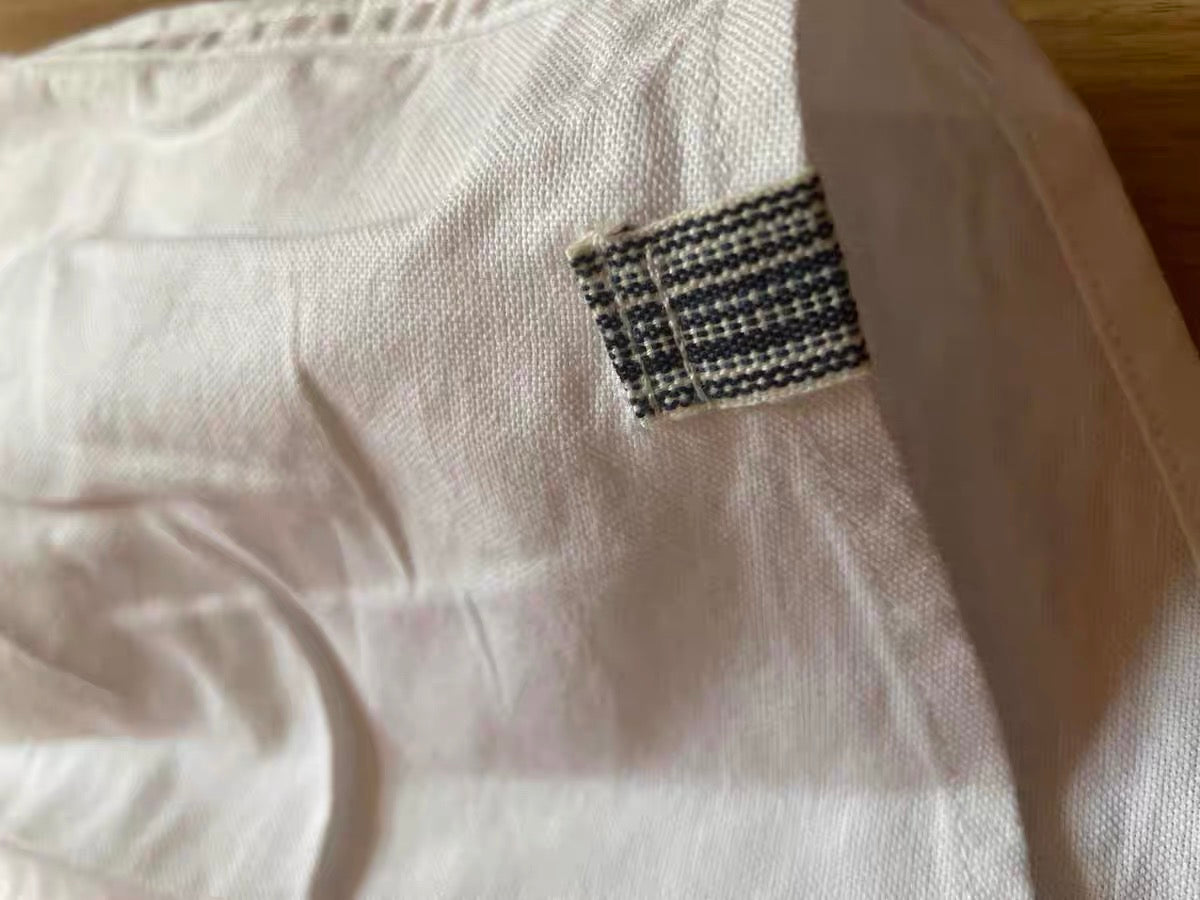 VISVIM ALBACORE GARUDA SHIRT cashew folwer water drop stitching shirt
