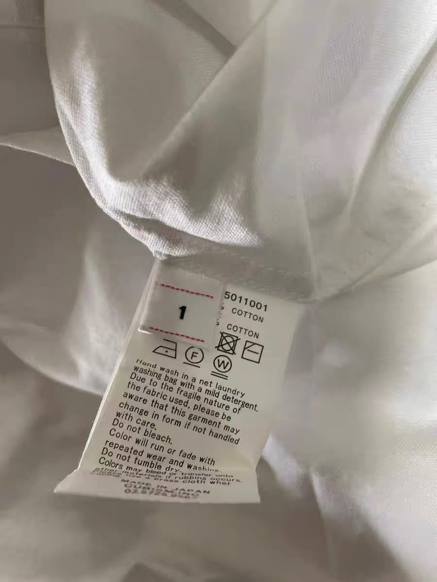 VISVIM ALBACORE GARUDA SHIRT cashew folwer water drop stitching shirt