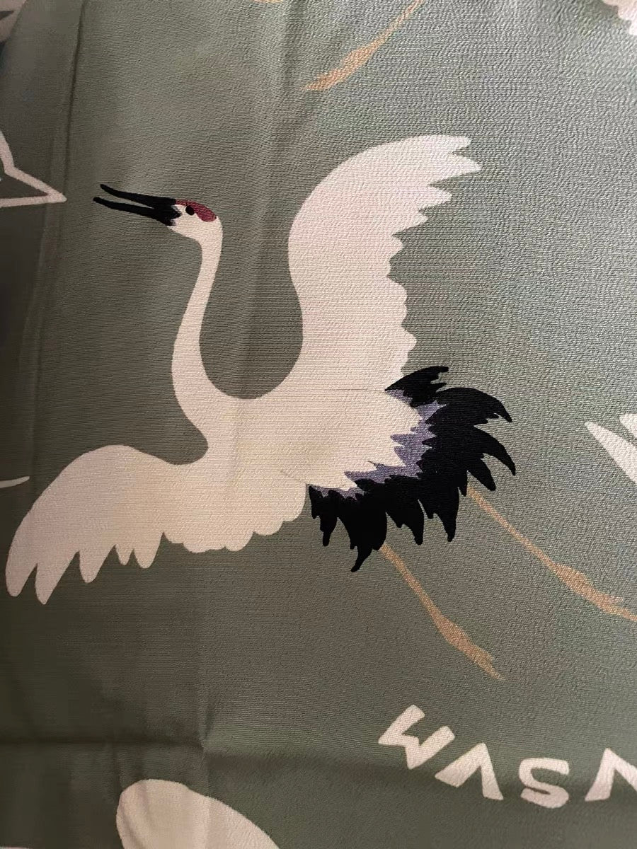 VISVIM KOFU CROSBY S/S HIKAKU|Red-crowned crane short-sleeved shirt men's