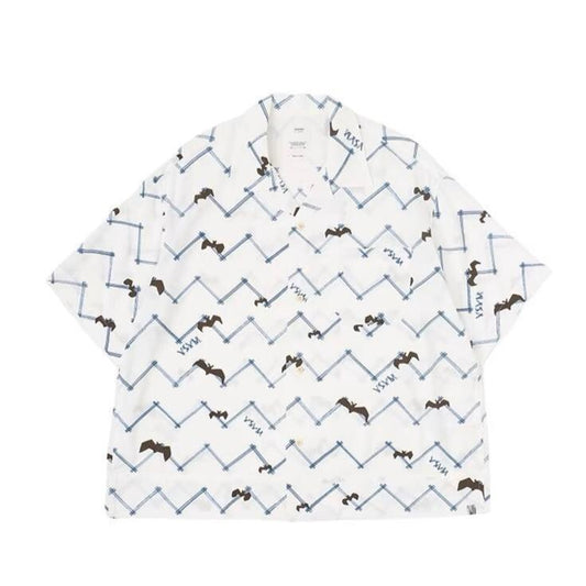 VISVIM COPA Nakamura Japanese couple casual Hawaiian bat short-sleeved cardigan shirt
