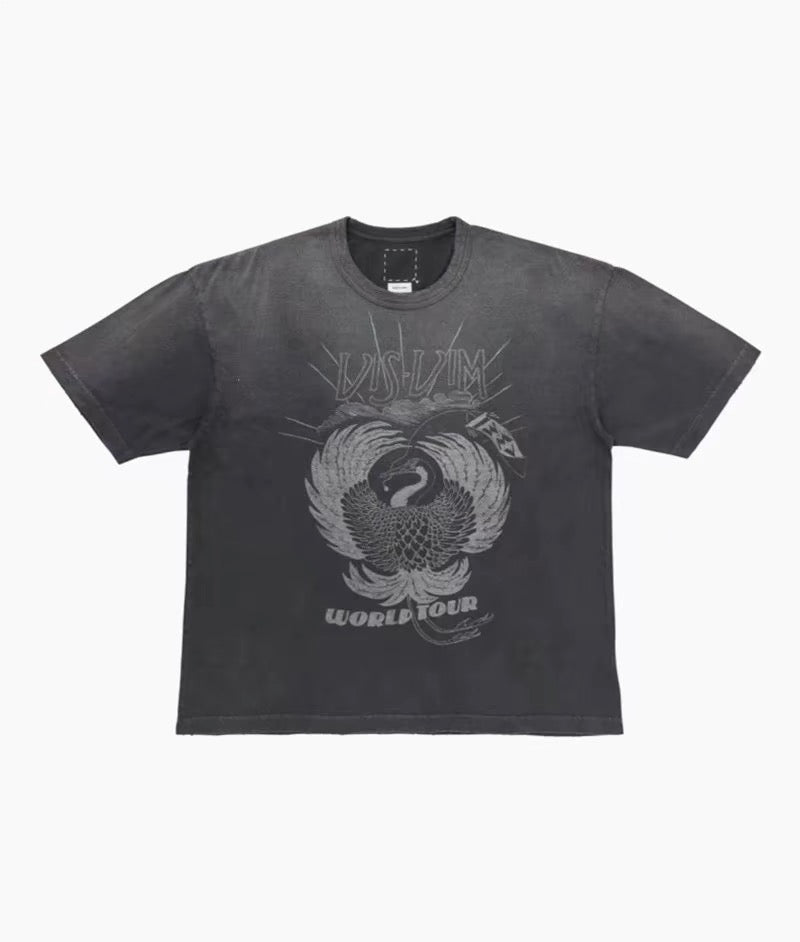 VISVIM KOFU 23AW JUMBO Nakamura Kyusei Water Washed Old Ink-dyed Short Sleeve