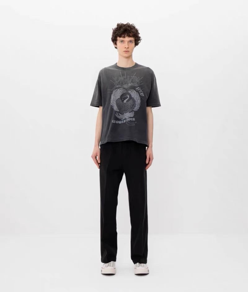 VISVIM KOFU 23AW JUMBO Nakamura Kyusei Water Washed Old Ink-dyed Short Sleeve