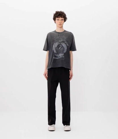 VISVIM KOFU 23AW JUMBO Nakamura Kyusei Water Washed Old Ink-dyed Short Sleeve