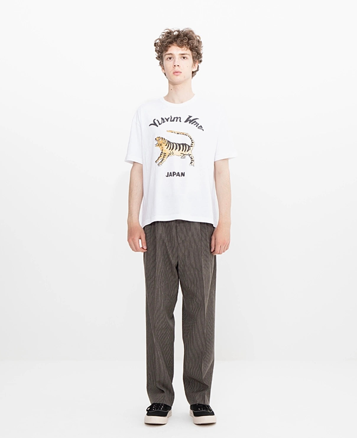 VISVIM TORA Nakamura holiday long cotton old tiger stamp flower short sleeve