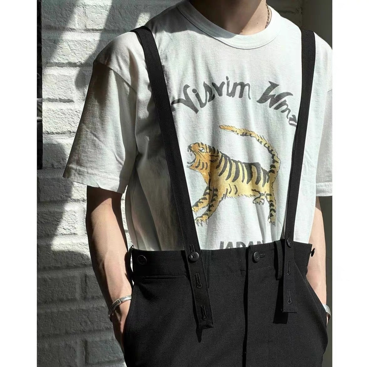 VISVIM TORA Nakamura holiday long cotton old tiger stamp flower short sleeve