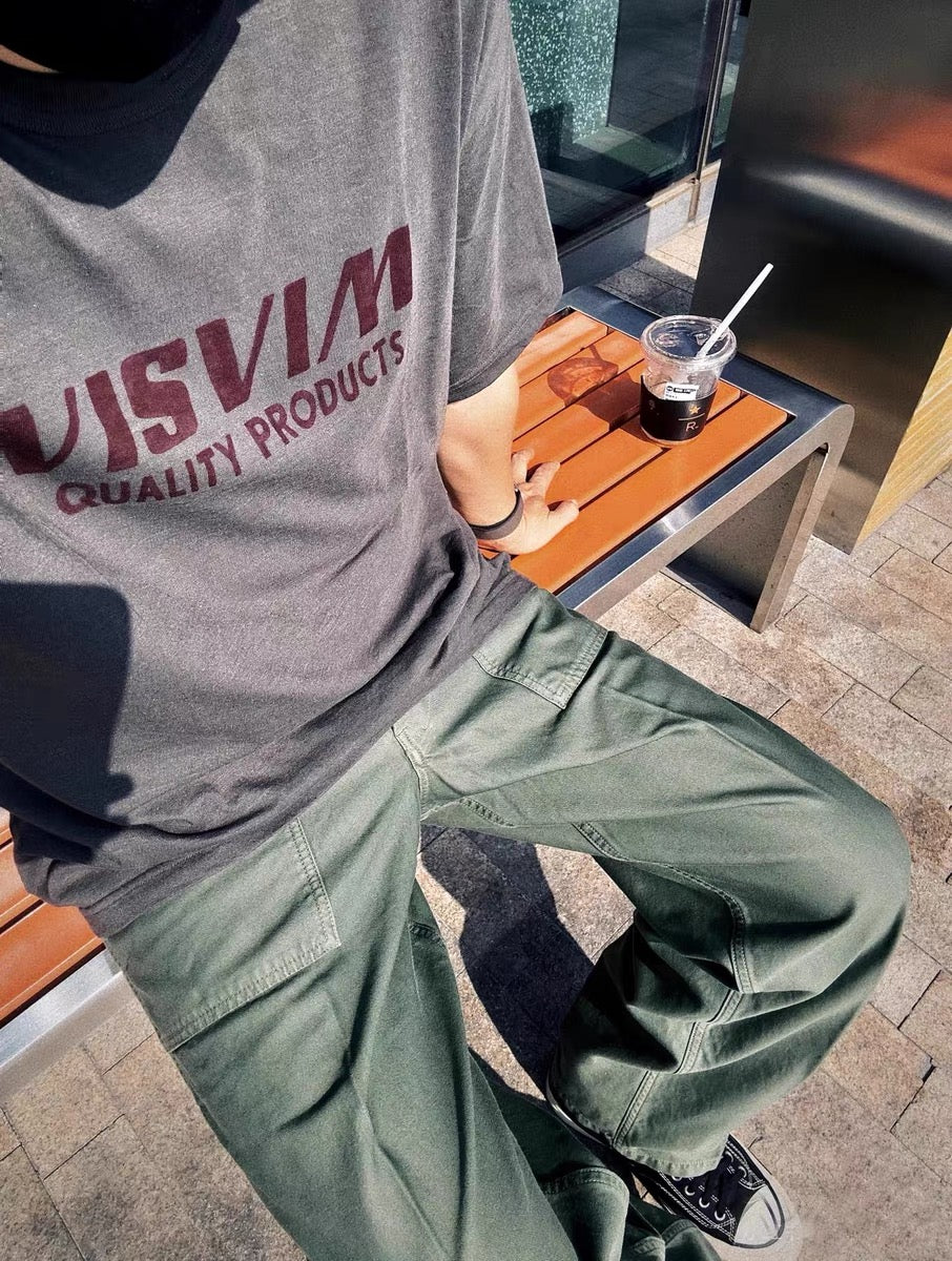 VISVIM FIL JUMBO letter print T-shirt Japanese tide Nakamura round neck short sleeve TEE