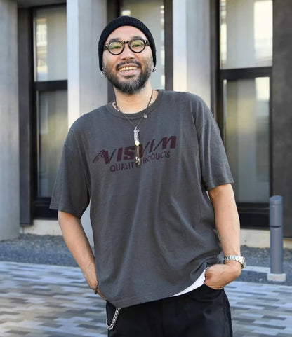 VISVIM FIL JUMBO letter print T-shirt Japanese tide Nakamura round neck short sleeve TEE