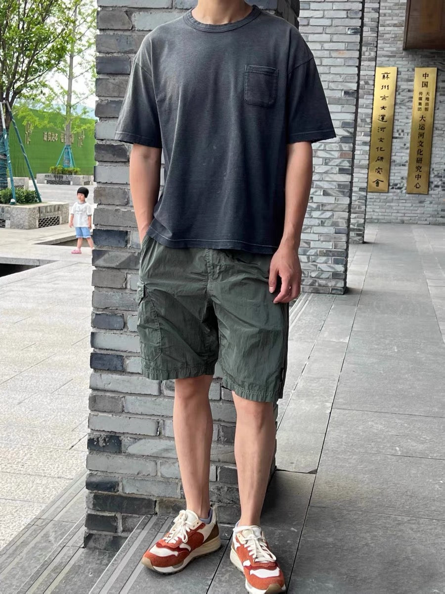 VISVIM FIL CRASH JUMBO TEE Japanese tide Nakamura destruction old pocket short sleeves