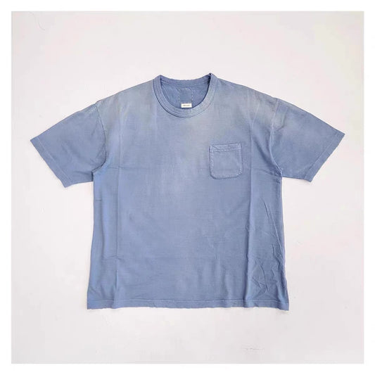 VISVIM FIL CRASH JUMBO TEE Japanese tide Nakamura destruction old pocket short sleeves