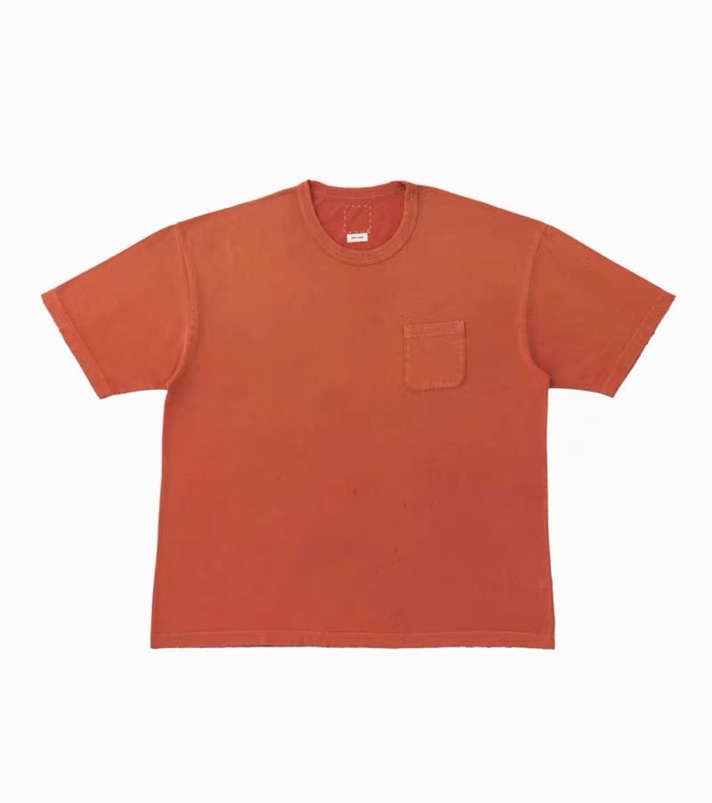 VISVIM FIL CRASH JUMBO TEE Japanese tide Nakamura destruction old pocket short sleeves