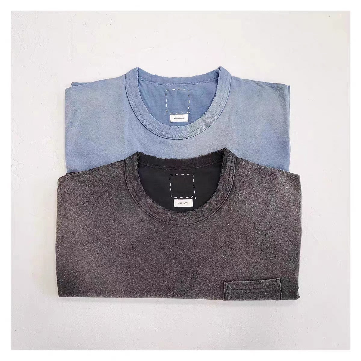 VISVIM FIL CRASH JUMBO TEE Japanese tide Nakamura destruction old pocket short sleeves