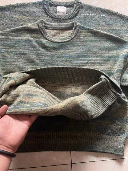 VISVIM KOFU AMPLUS KNIT GRADIENT long-sleeved knit sweater