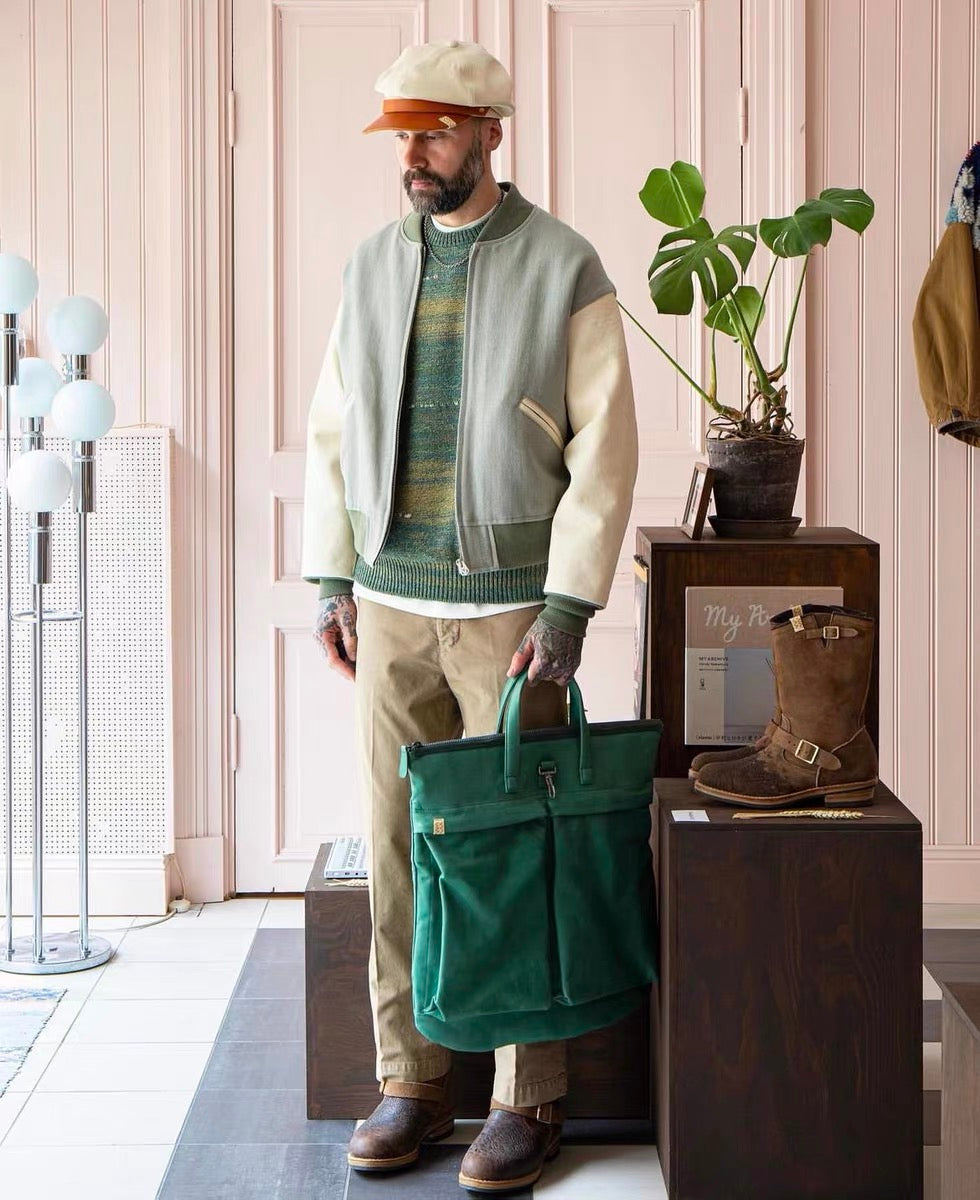 VISVIM KOFU AMPLUS KNIT GRADIENT long-sleeved knit sweater