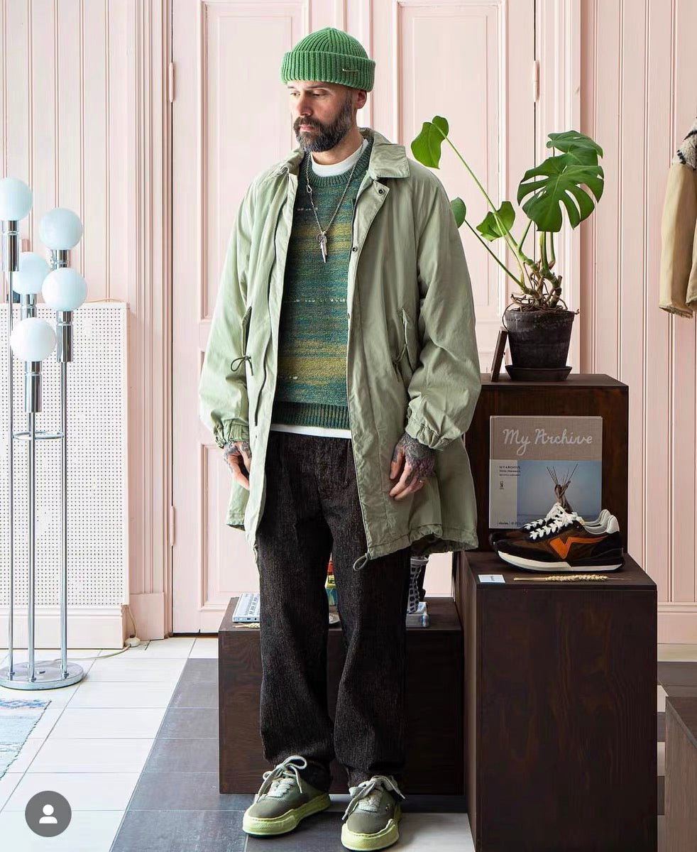 VISVIM KOFU AMPLUS KNIT GRADIENT long-sleeved knit sweater