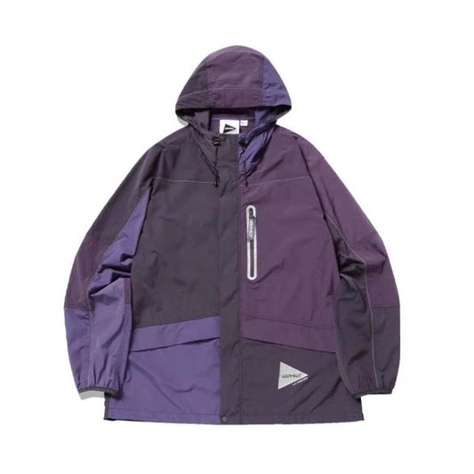 and wander joint Patchwork Wind outdoor water-repellent windproof jacket