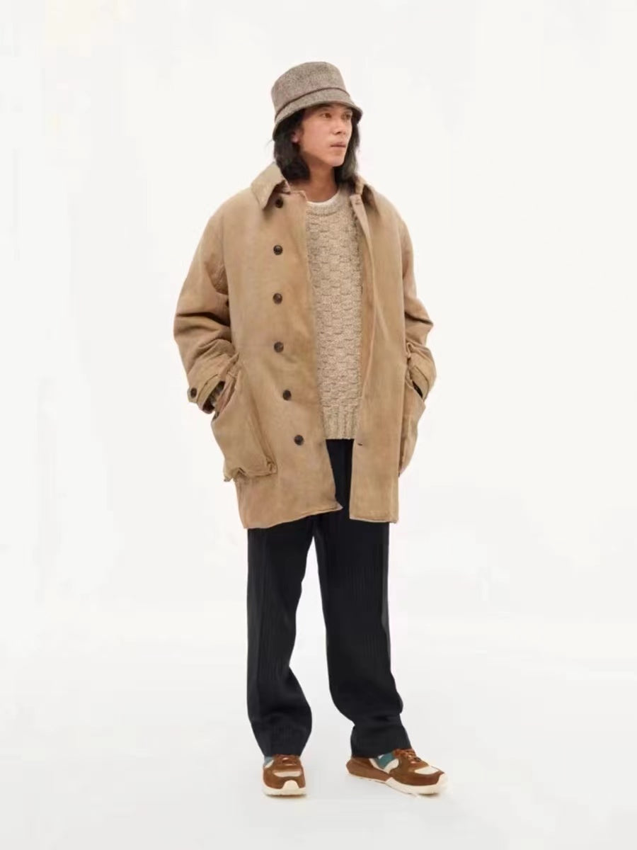 VISVIM WINFIELD SHEARLING COAT Four sheep coat