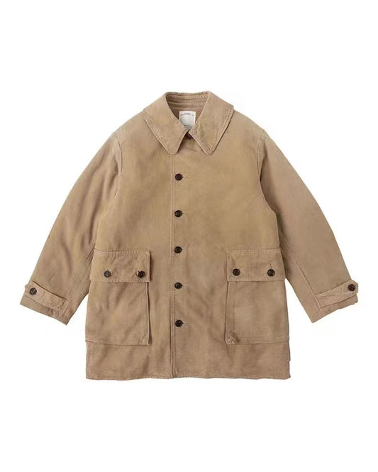 VISVIM WINFIELD SHEARLING COAT Four sheep coat