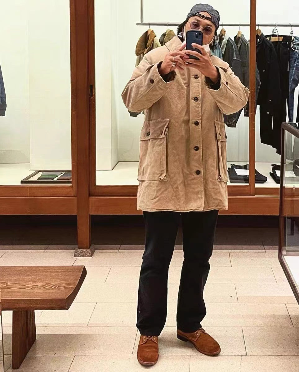 VISVIM WINFIELD SHEARLING COAT Four sheep coat