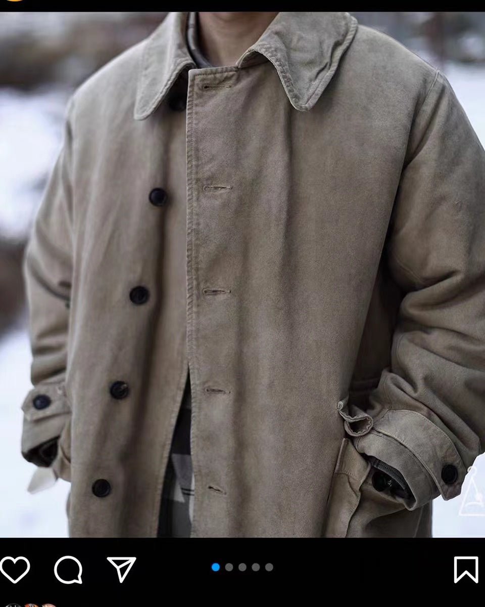 VISVIM WINFIELD SHEARLING COAT Four sheep coat