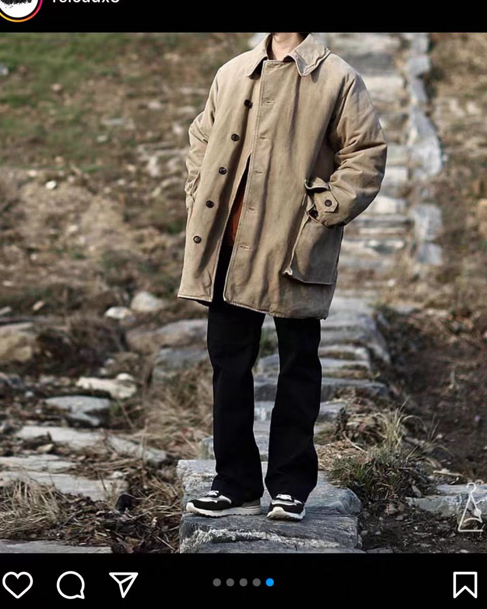 VISVIM WINFIELD SHEARLING COAT Four sheep coat