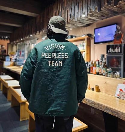 VISVIM COACHJKT 限定 シングルブレスト ルーズ刺繍 ルーズコーチジャケット