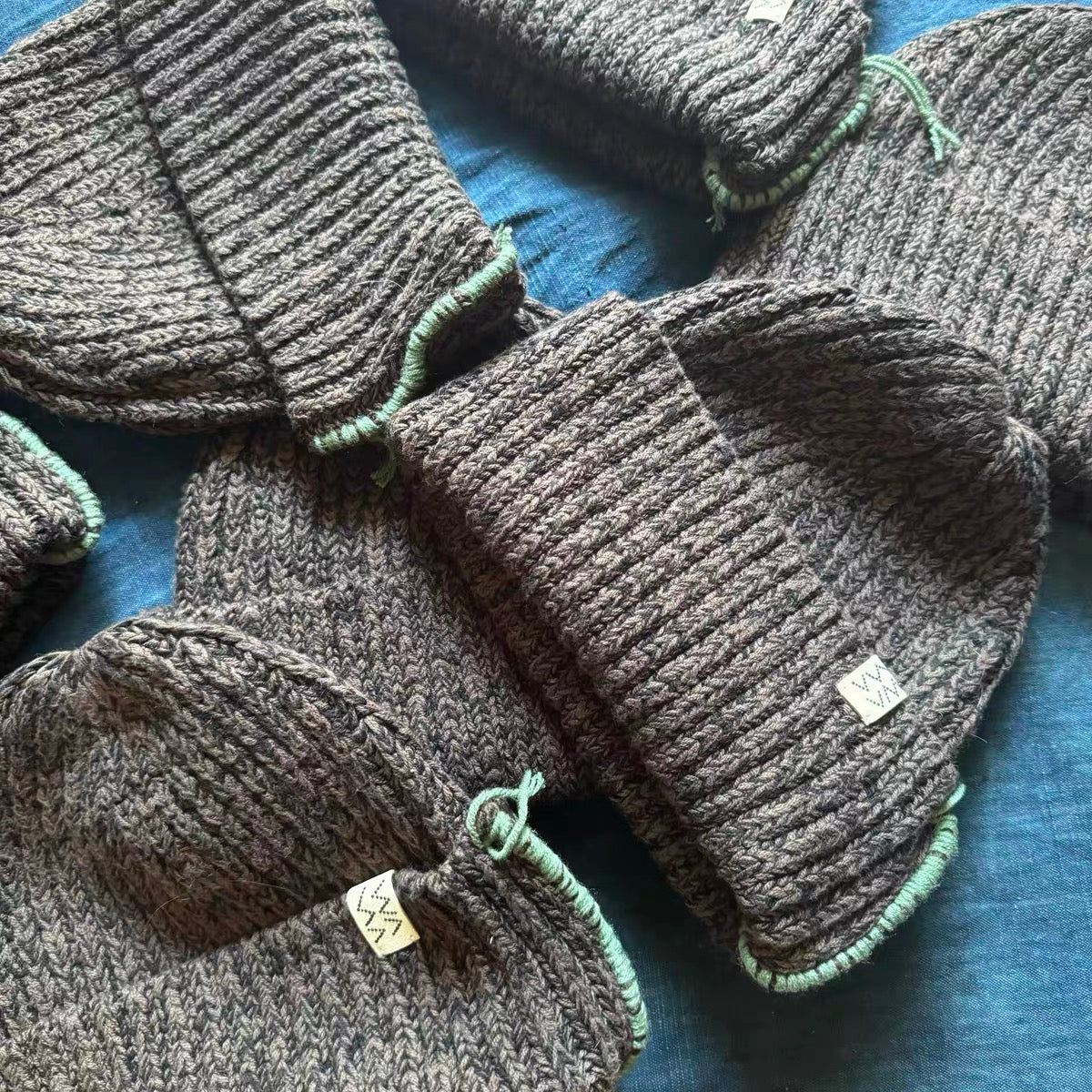 VISVIM KOFU KNIT CAP N.D Limited Edition wool knitted mud-dyed hand-knitted beanie