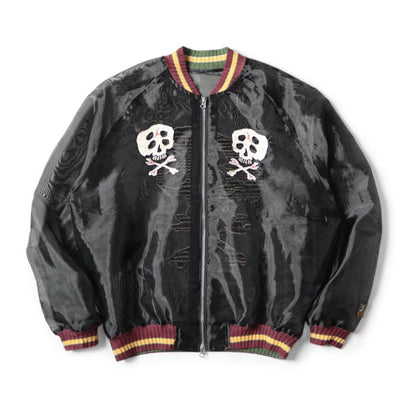 KAPITAL 24SS HALBETAILS SEIDENSTICKEREI-JACKE