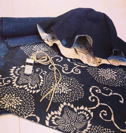ブルー染め TULIPA HAT KOFU SPOT バケットハット INDIGO PATTERN visvim