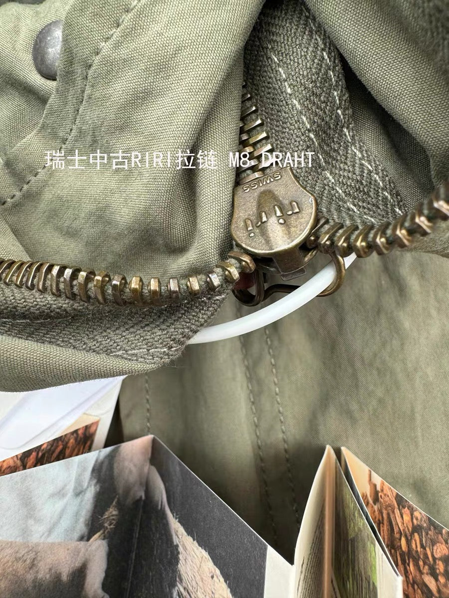 VISVIM KOFU ICT M65 FISHTAIL PARKA mud-dyed windbreaker fishtail