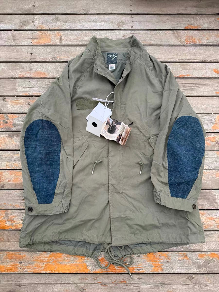 VISVIM KOFU ICT M65 FISHTAIL PARKA mud-dyed windbreaker fishtail