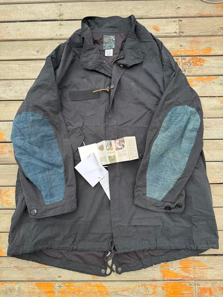 VISVIM KOFU ICT M65 FISHTAIL PARKA mud-dyed windbreaker fishtail