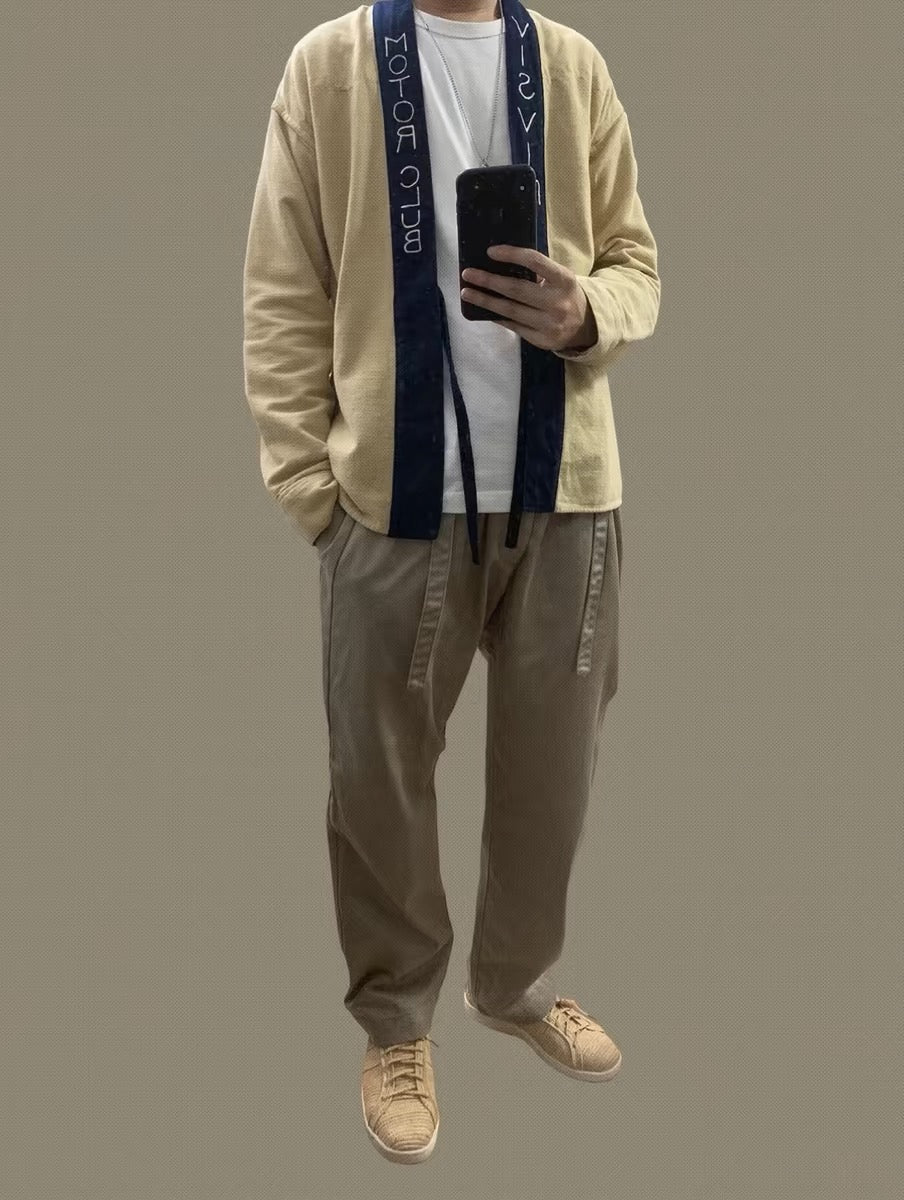 VISVIM KOFU 17SS LHAMO SHIRT MOTOR CLUB hand-painted cardigan robe