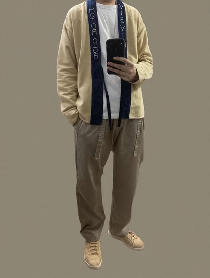 VISVIM KOFU 17SS LHAMO SHIRT MOTOR CLUB hand-painted cardigan robe