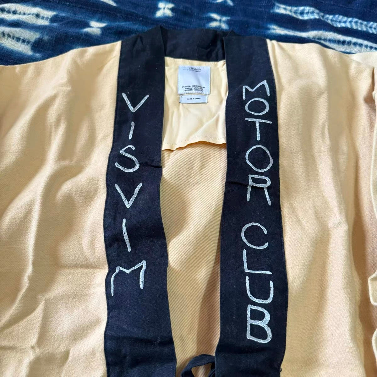 VISVIM KOFU 17SS LHAMO SHIRT MOTOR CLUB hand-painted cardigan robe