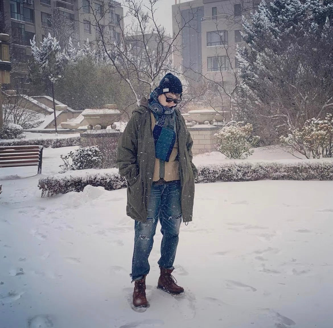 Visvim kofu ict down muffler limited edition
