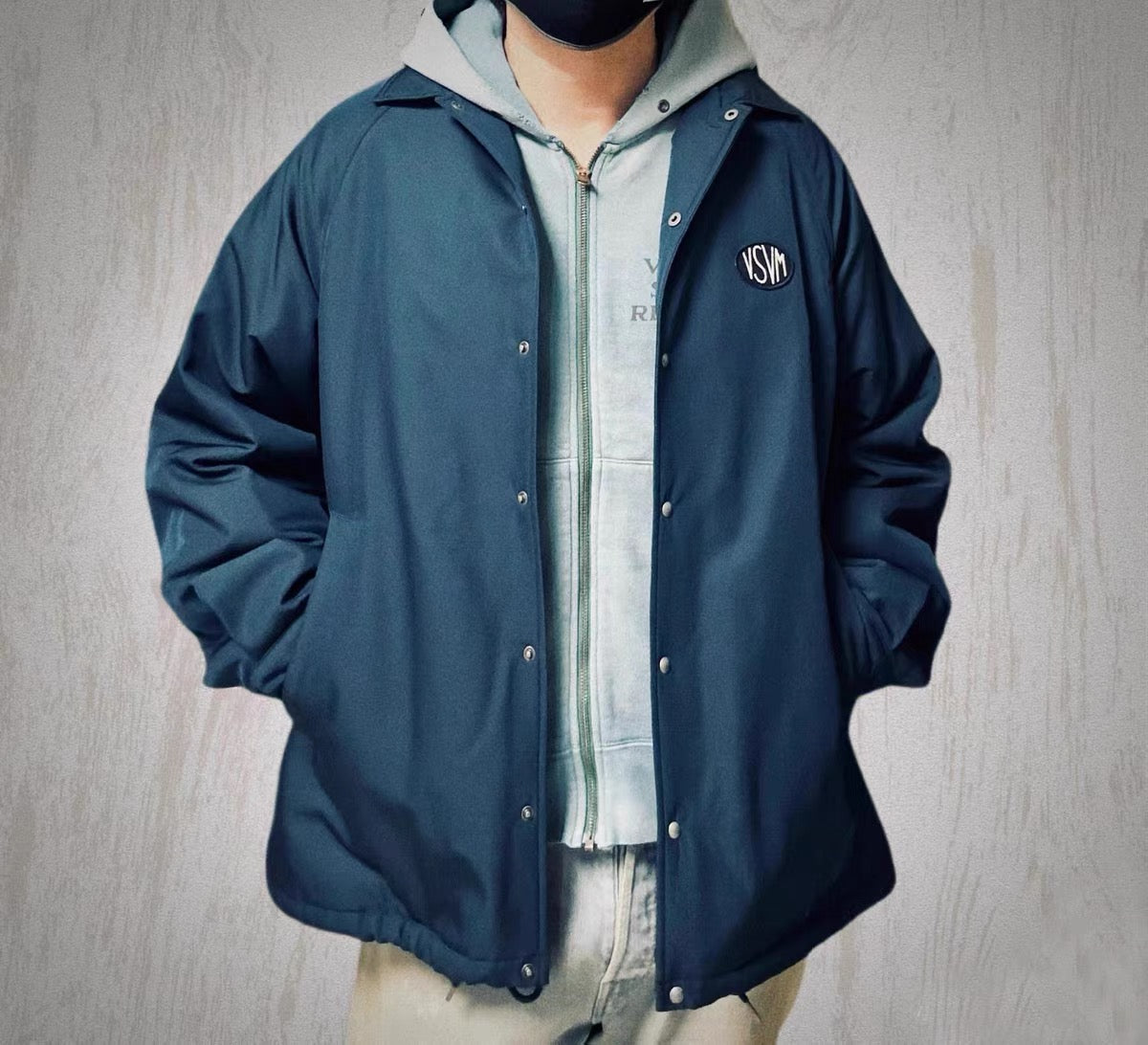 VISVIM FIL 24AW JUMBO HOODIE cotton washed distressed zipper sweatshirt