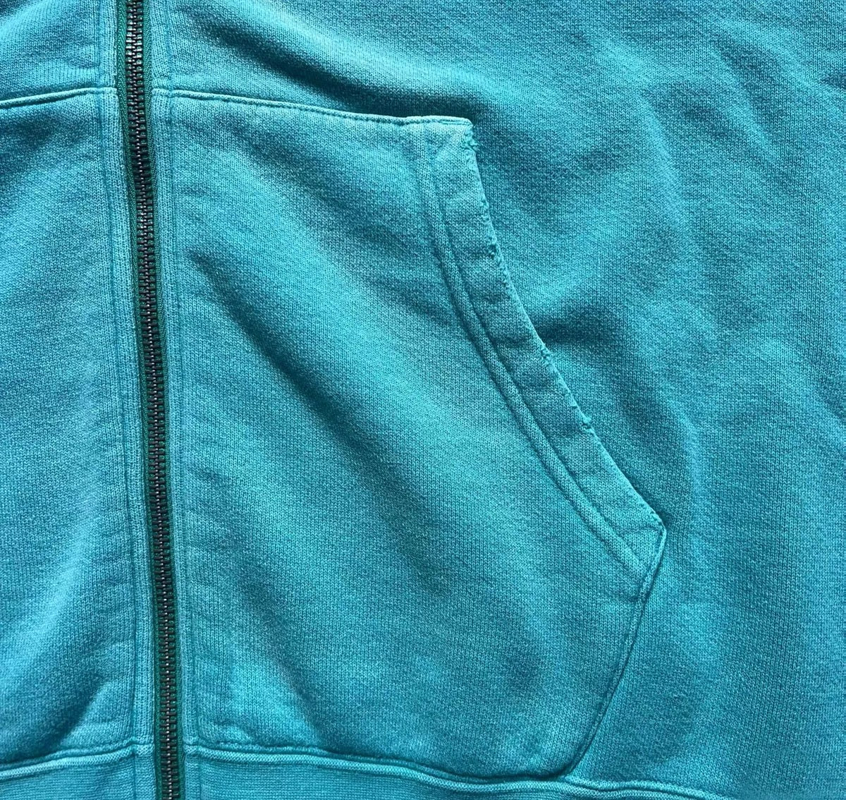 VISVIM FIL 24AW JUMBO HOODIE cotton washed distressed zipper sweatshirt