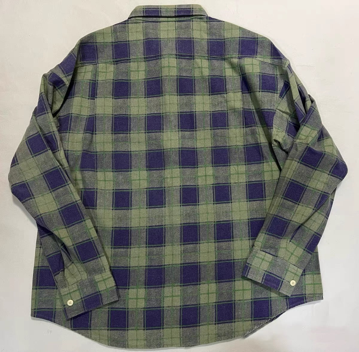 VISVIM FIL PIONEER Check washed long-sleeved shirt